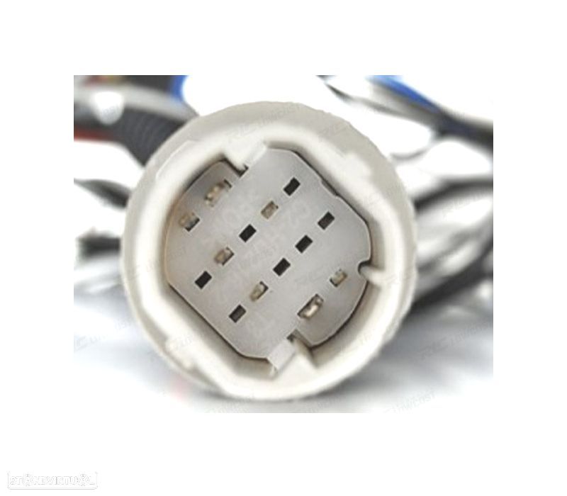 FARÓIS ANGEL EYES FIAT PUNTO 05-08 FUNDO PRETO - 3