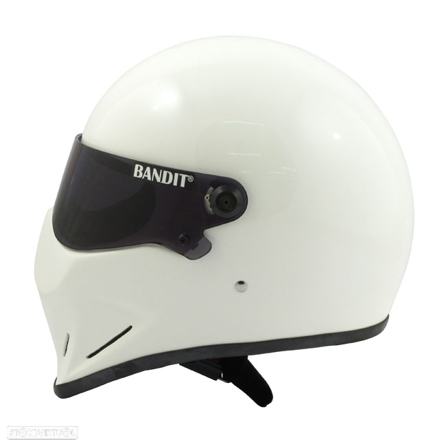 capacete bandit cristal branco - 2