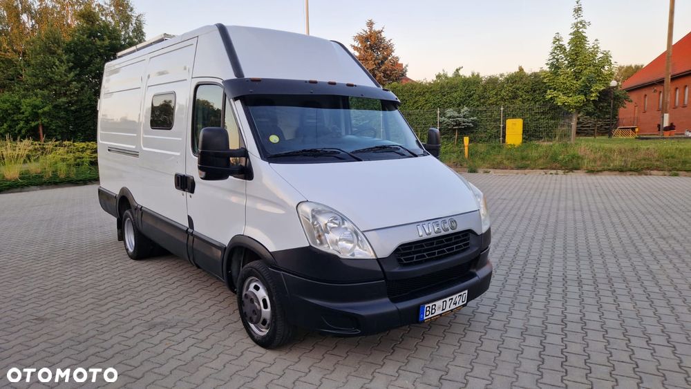 Iveco DAILY 35C13 Klima Elektryka Tempomat Na Bliźniaku Furgon 3os. Hak Serwis - 19