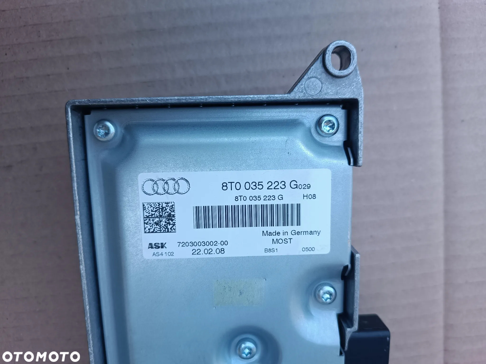 WZMACNIACZ  MODUŁ AUDIO GŁOŚNIKÓW AUDI A4 B8  8T0035223G - 3