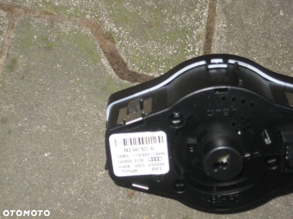 audi a4 b8 włącznik przełącznik świateł 8k0941531al - 3