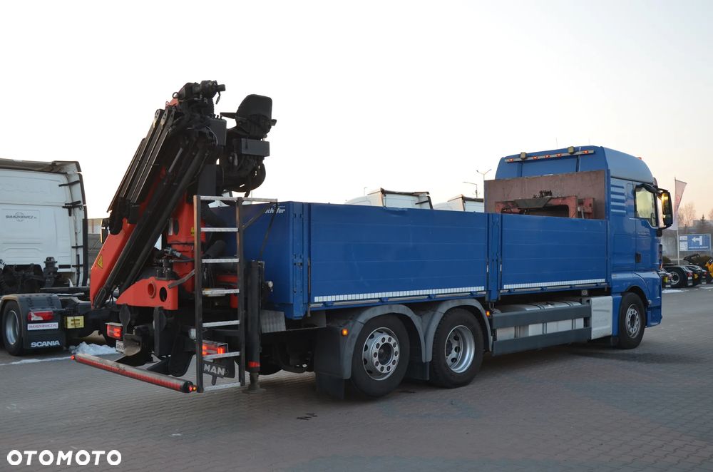 MAN TGX 26.500 6x2 HDS ZETKA PALFINGER KLIMA P. OŚ POD. I SKRĘTNA FULL AIR SKÓRY NAVI DE 5659 - 9