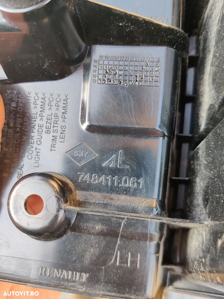 Stop Tripla Lampa STANGA Renault Captur Facelift 265557849R - 5