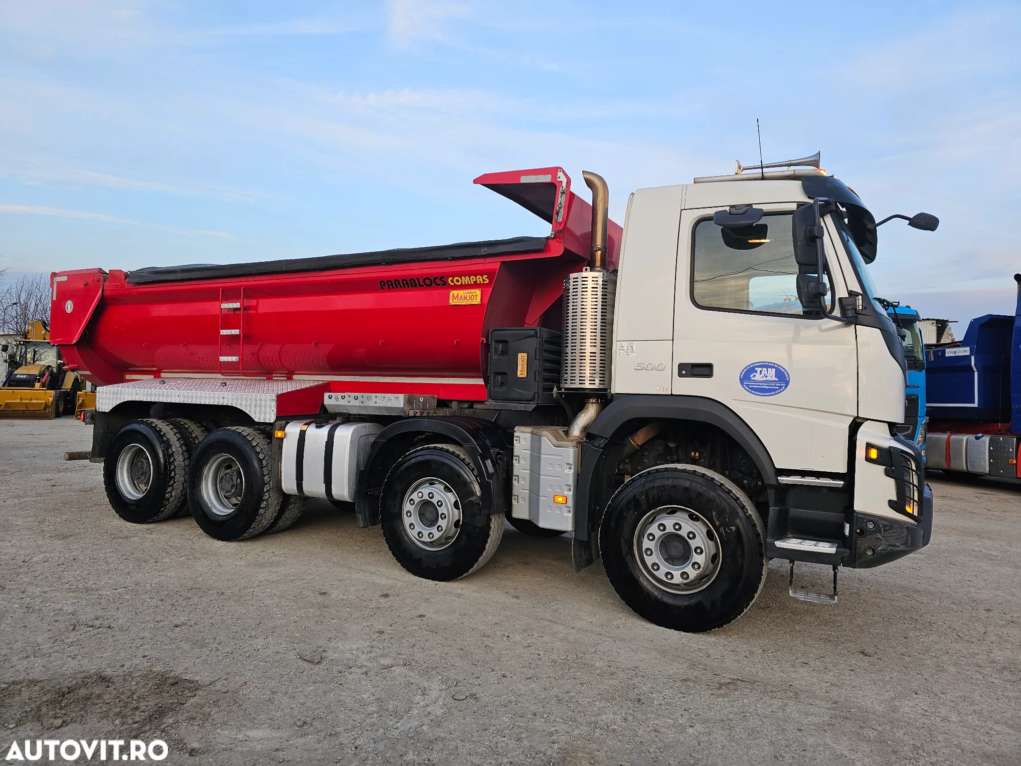 Volvo FMX 500 8x4 basculanta autobasculanta posibilitate finantare leasing - 9