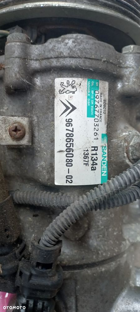 SPRĘŻARKA KLIMATYZACJI 9678656080 CITROEN PEUGEOT - 2