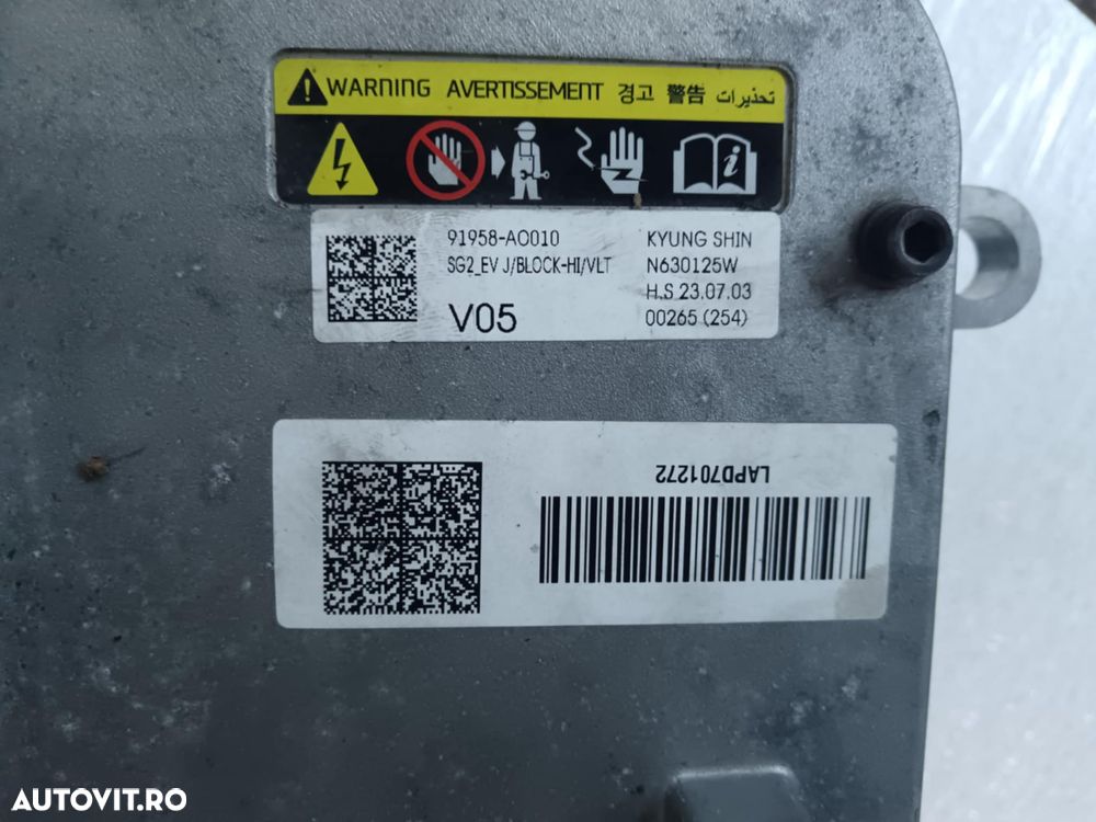 Unitate control baterie kia niro electric 2022-2026 91958 ao010 - 2