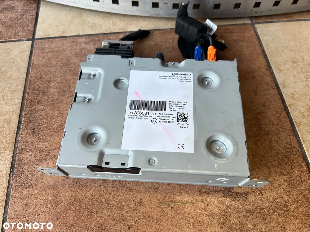 RADIO NAWIGACJA PEUGEOT 3008 II 5008 II LIFT 9839633180 - 2