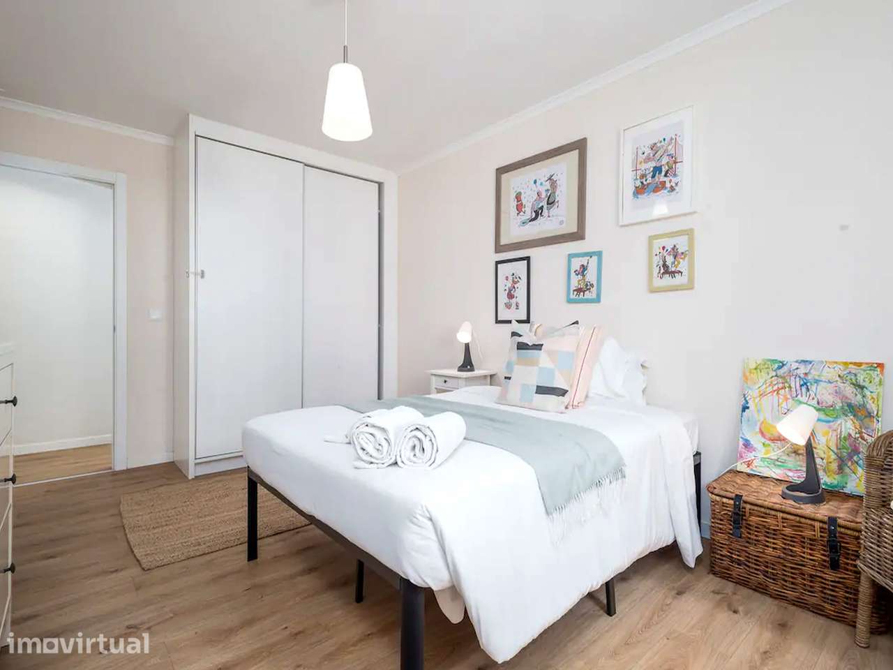 Apartamento T2 em Almada com varanda e ar condicionado - Grande imagem: 4/19