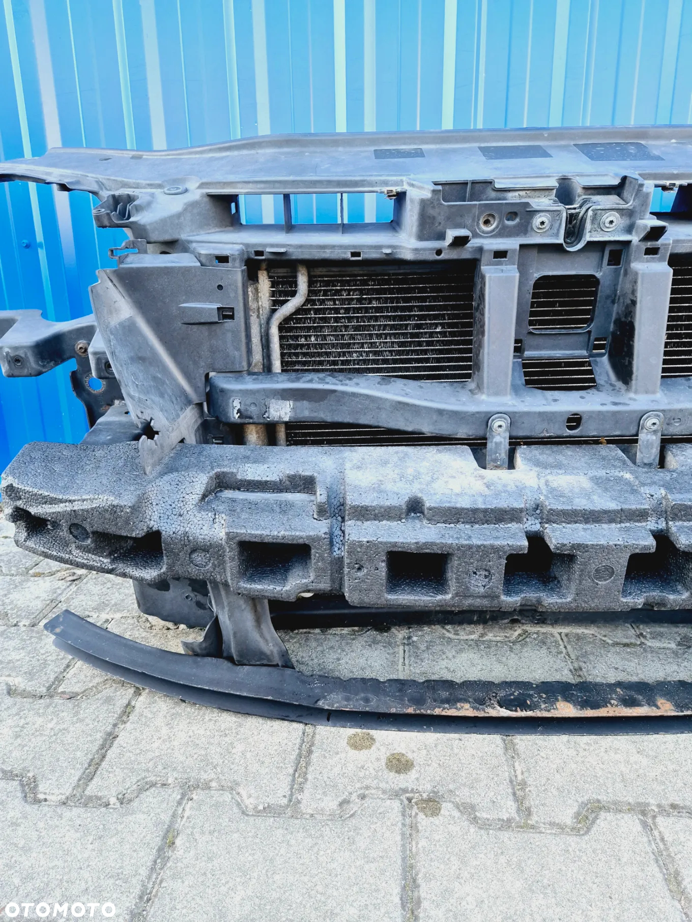 KOMPLETNY PAS PRZEDNI CHŁODNICE + BELKA ZDERZAKA + WENTYLATORY VW PASSAT B6 2.0 TDI - 9