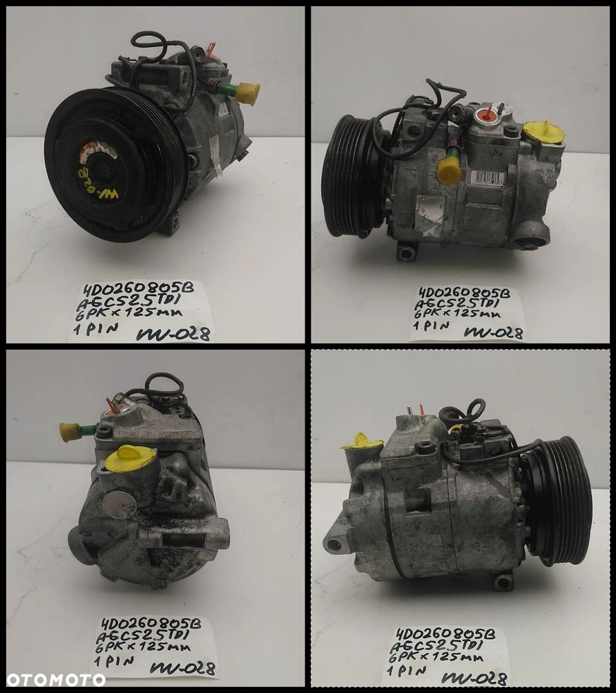 VW NR01-NR50 KOMPRESOR KLIMATYZACJI AUDI SEAT SKODA SPRĘŻARKA  AUKCJA (1) - 8