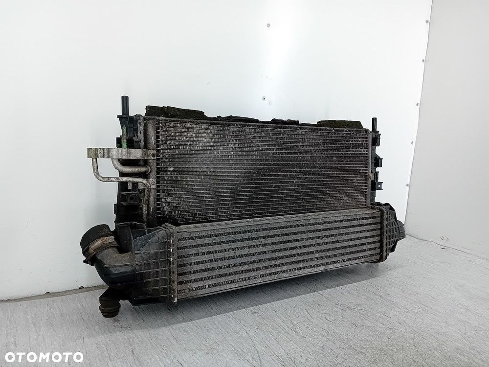 ZESTAW CHŁODNIC WODA KLIMA INTELCOOLER WENTYLATOR FORD FOCUS II 1137328148 - 9