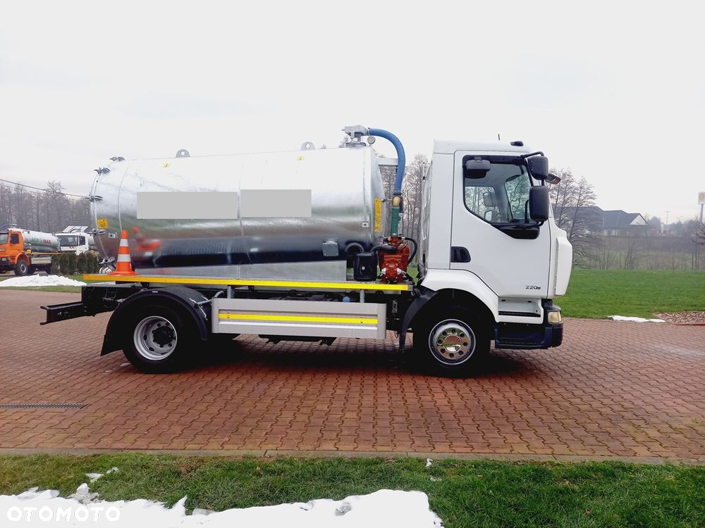 Renault MIDLUM 220 DXI EURO 5 ASENIZACJA 7000 LITRÓW ASENIZACYJNY BECZKA - 1