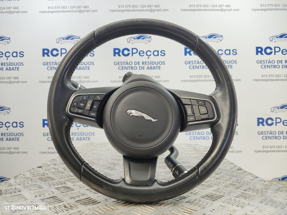 Volante Pele Patilhas Comandos Multifunções Jaguar XE X760 R Sport 2015 - 2024