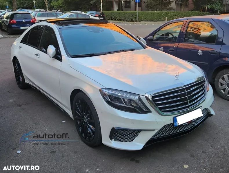 Grila centrala Mercedes S-Class W222 (2013-2020) S63 S65 Design Chrome - 2