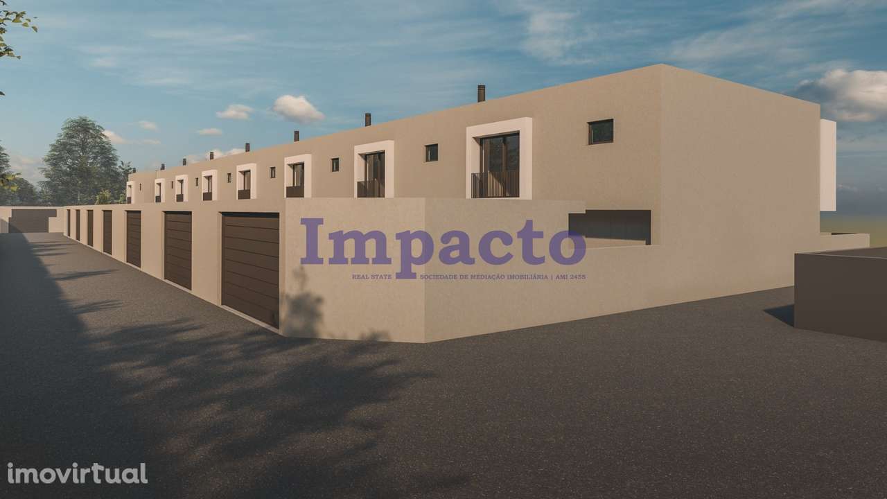 Moradia T3 em banda em construção, Loureiro, Oliveira de Azeméis. - Grande imagem: 5/12