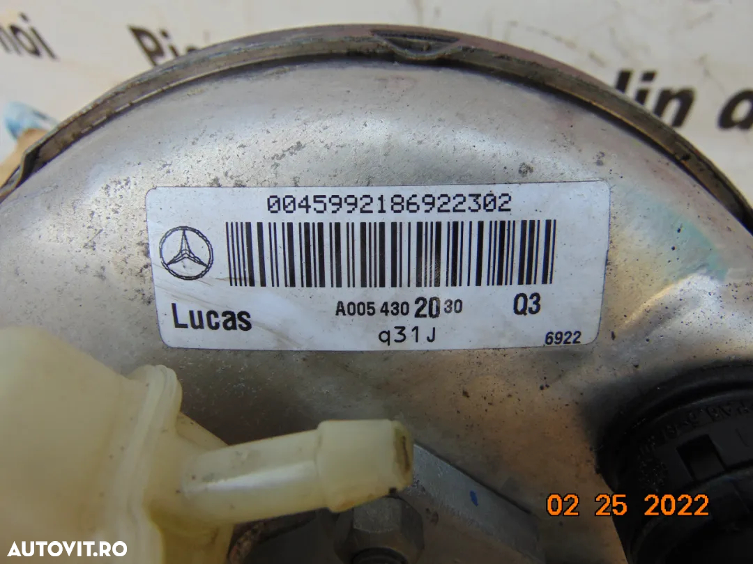 Pompa frana Mercedes A Class w168 tulumba servofrana mercedes vaneo - 3
