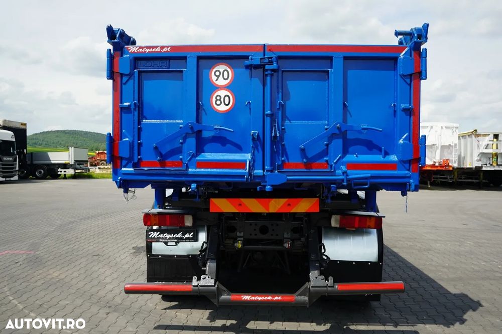 Scania P 380 / 6x4 / WYWROTKA DWU-STRONNA / HYDROBURTA / BOARDMATIC / MANUAL / - 21