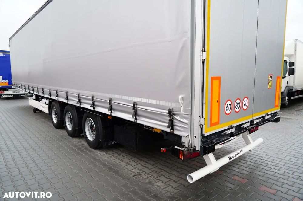 Wielton CORTINĂ WIELTON / MEGA / ACOPERIȘ CULISANT / SISTEM BDE - STALPINI CULISANTI / SAF / ACOPERIȘ ARMAT - 11