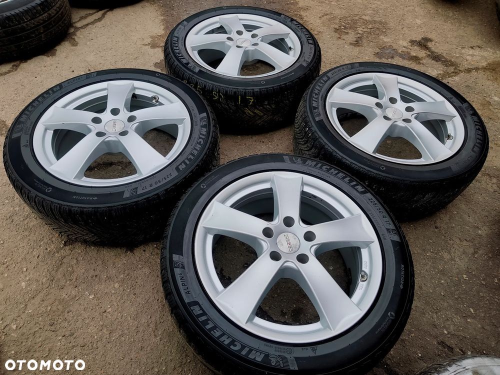 5x112 Alufelgi Felgi Aluminiowe 17 Koła Zimowe zima AUDI A4 B6 B7 B8 A6 C6 C5 A3 8P 8V Q3 VW TIGUAN PASSAT B5 B6 B7 B8 Golf 5 6 7 Touran Caddy jetta SEAT EXEO Altea Leon  exeo ateca SKODA Octavia 3 4 III Superb yeti karoq Mercedes Alu-Rad Legnica 225/50 4,5mm - 5