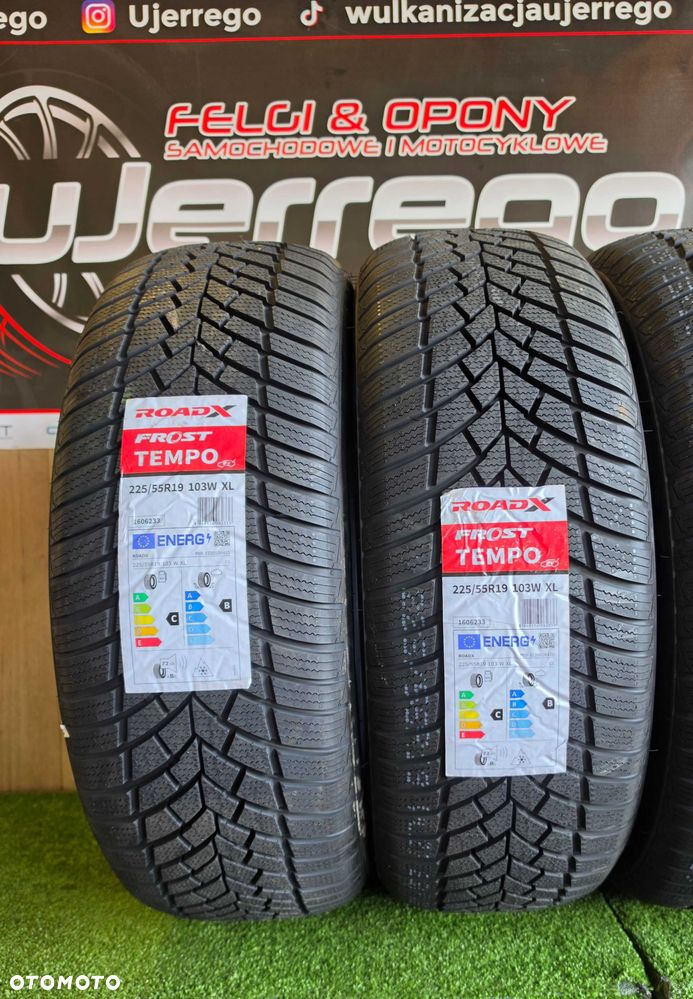 Koła zimowe MG HS 19x5x112 - RoadX Frost Tempo 225/55/R19 + TPMS - 4