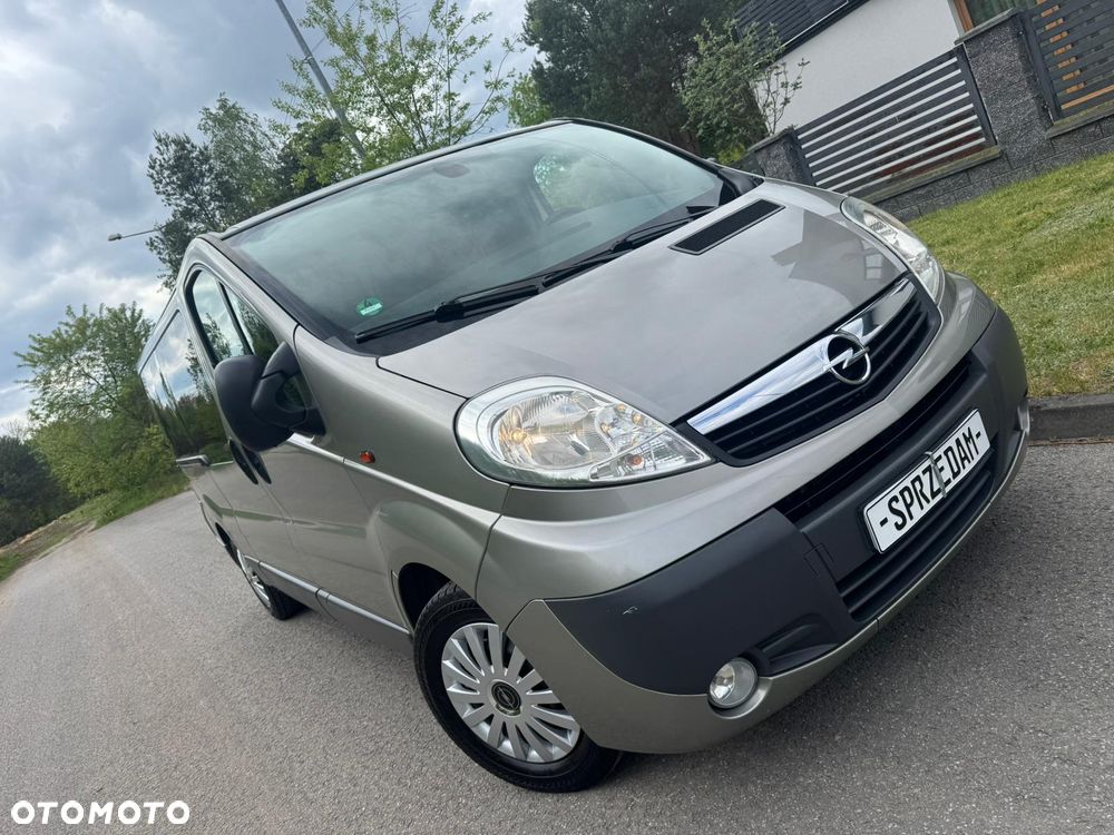 Opel VIVARO L2H1 Długi Klima Elektryka Skóry Dubel Kabina 6os Brygadówka Hak - 2