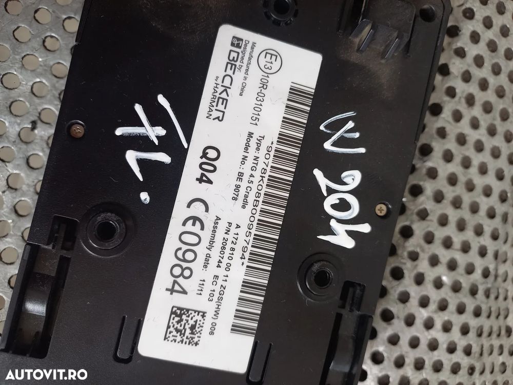 Modul Navigatie Mercedes C Class W204 E Class W212 Cod A An 2007-2008-2009-2010-2011-2012-2013-2014 - 6