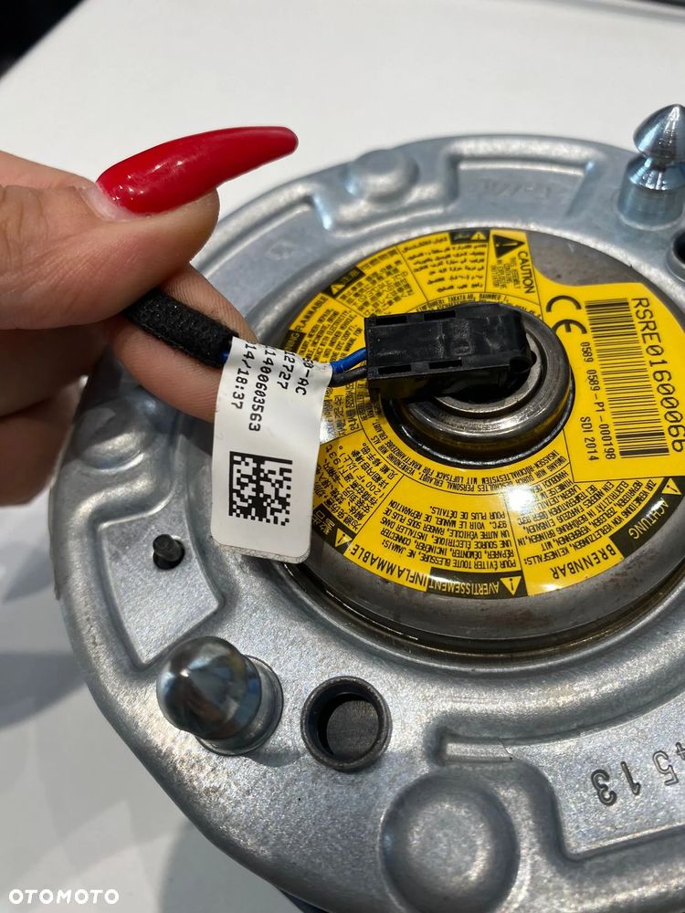 BMW F10 F20 F21 F30 F31 F32 AIRBAG PODUSZKA POWIETRZNA KIEROWCY CZARNY ZNACZEK LOGO NOWY ORYGINAŁ - 8