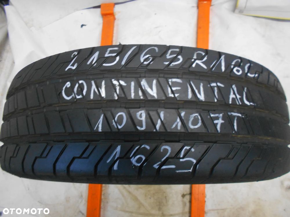 OPONA POJEDYNKA 215/65R16C CONTINENTAL CONTI VAN CONTACT 100 DOT 1625 9.8MM - 1