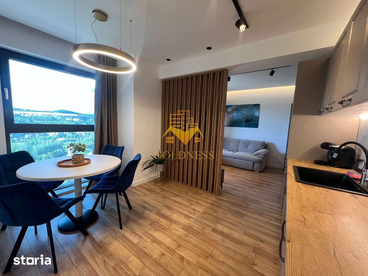 2 camere,parcare, bloc nou, terasa,Manastur, West City, Calea Floresti — fotografia 1