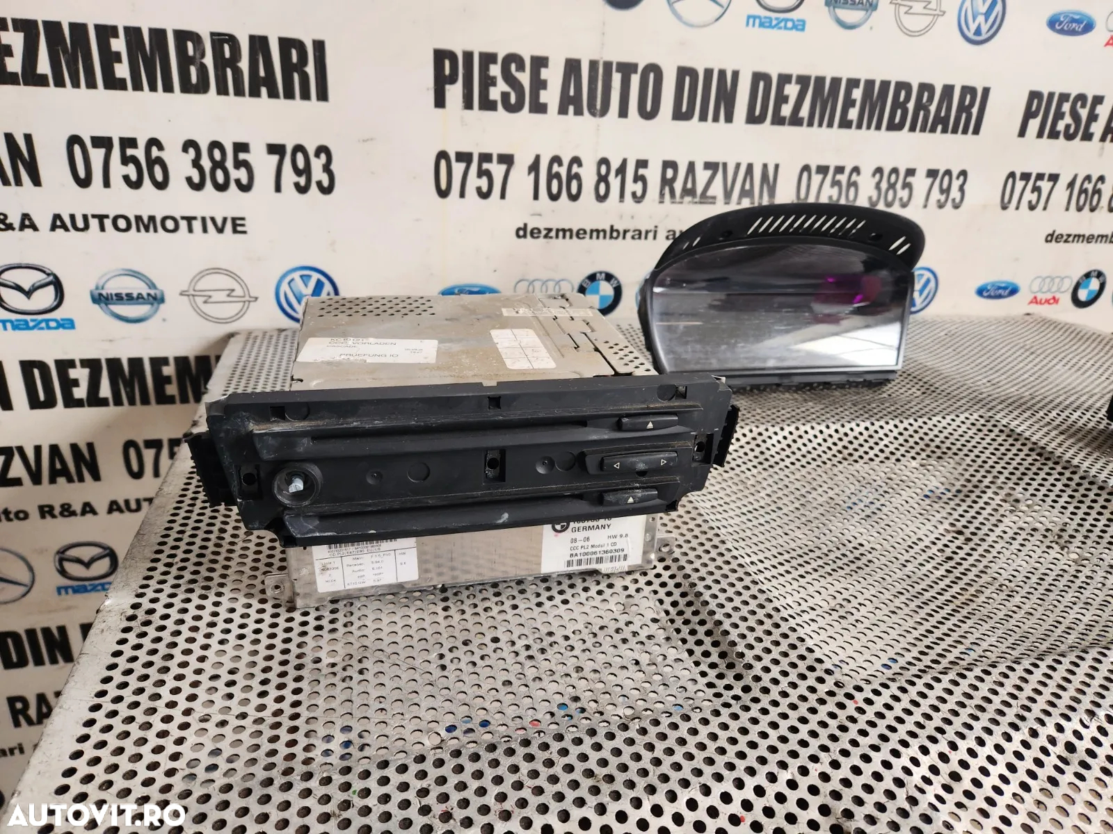 Navigatie Bmw CCC Unitate Navigatie Display Joystick Idrive CCC Bmw E90 E91 E87 Cod    - Dezmembrar - 3
