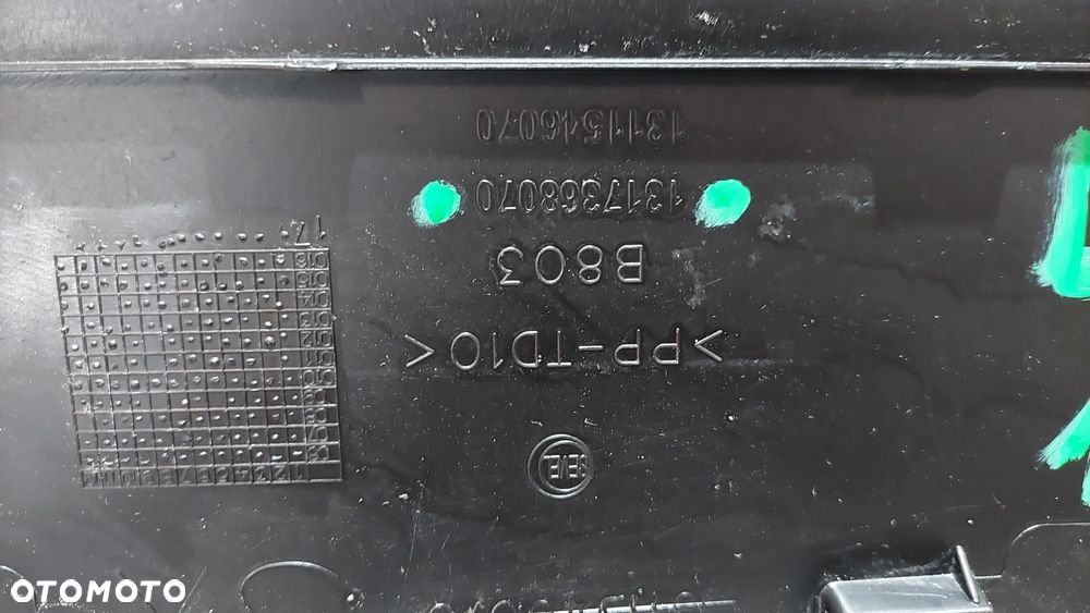 LISTWA BŁOTNIKA LEWY TYŁ CZARNA FIAT DUCATO III 3 R2017 NR 1317368070 - 3