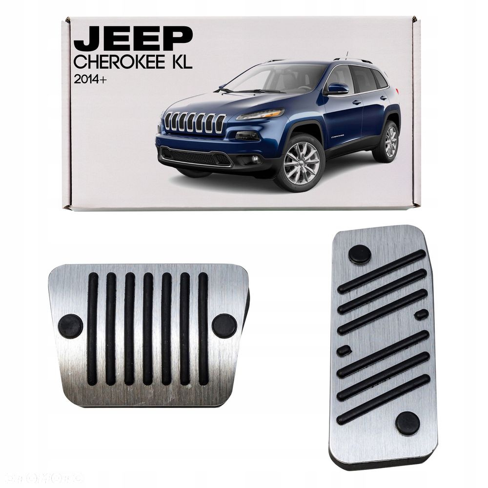 jeep cherokee 2014+ automat nakładki na pedały nakładane - 1