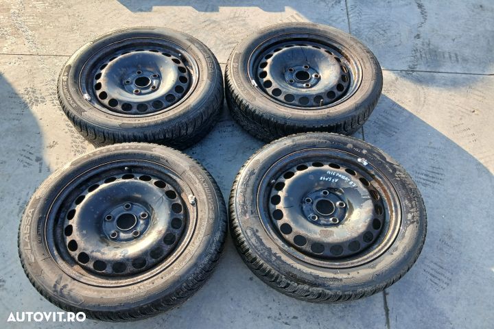 Jante tabla cu anvelope 16 - set 205/55 R16  3C0601027M 7JX16H2 ET45 - 2
