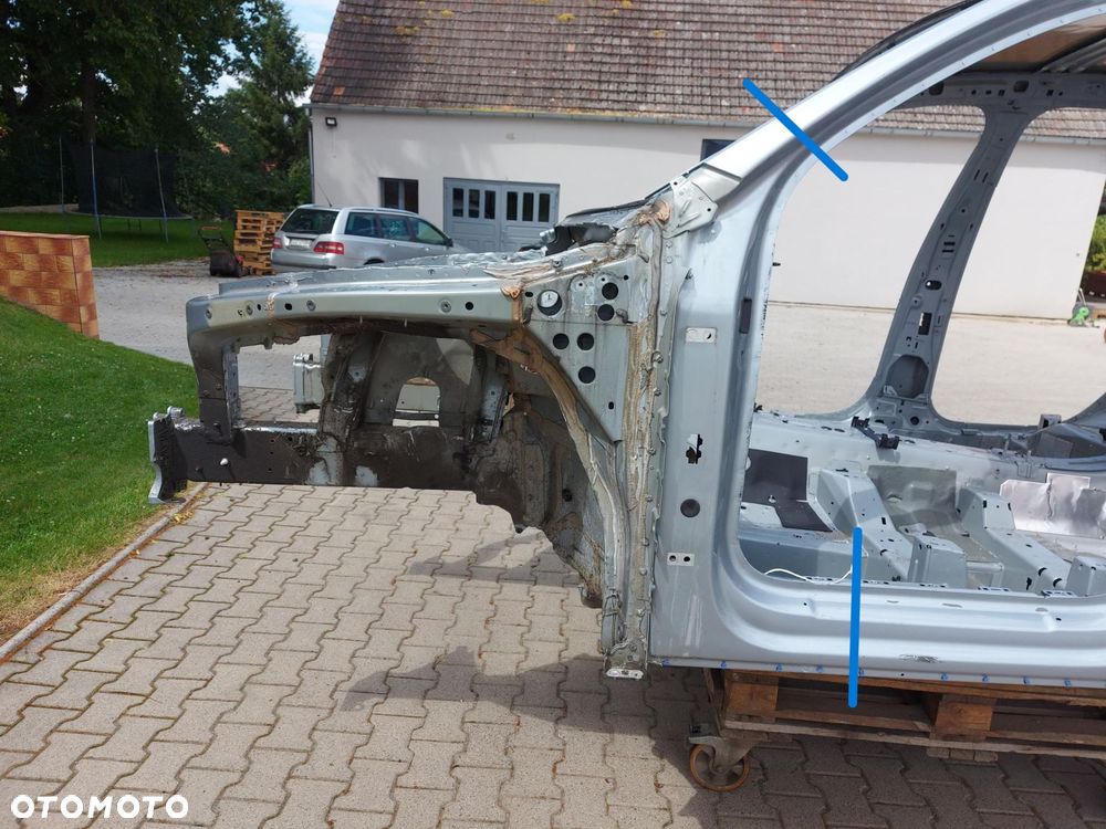 Audi Q7 II LIFT 4M0 TFSI ćwiartka podłużnica lewa przód przednia oryg - 1