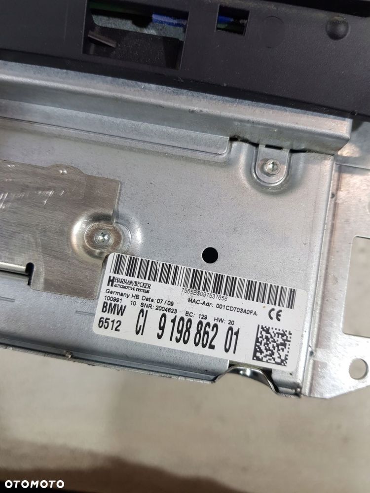 radio czytnik nawigacja 9198862 bmw e60 e61 lci eu - 10