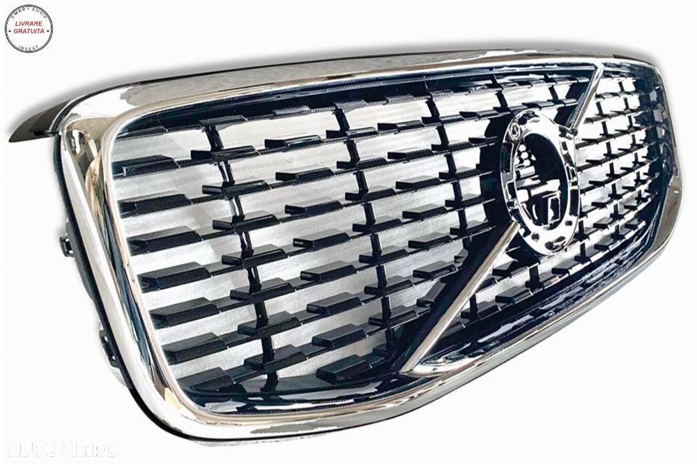 Grila Centrala Volvo XC60 II (2017-2021) Negru Lucios- livrare gratuita - 5