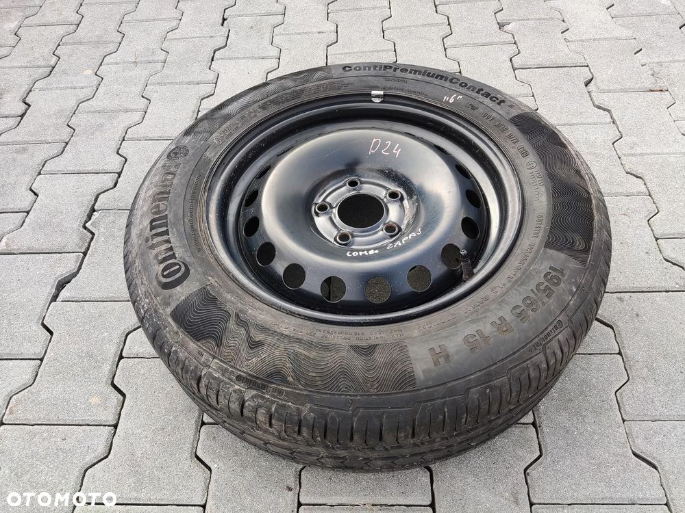 KOŁO DOJAZDOWE ZAPASOWE DOJAZDÓWKA 15 COMBO E PARTNER BERLINGO IV 2018-2023 - 2