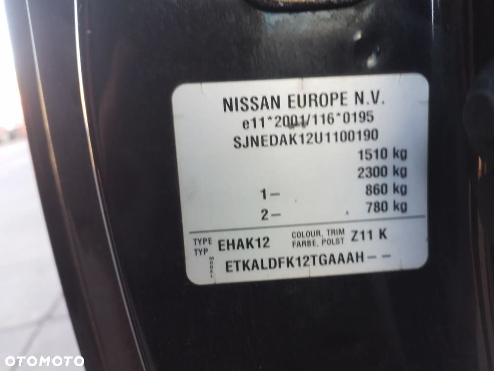 NISSAN MICRA K12 03-07  KLAPA BAGAŻNIKA   Z11 - 21