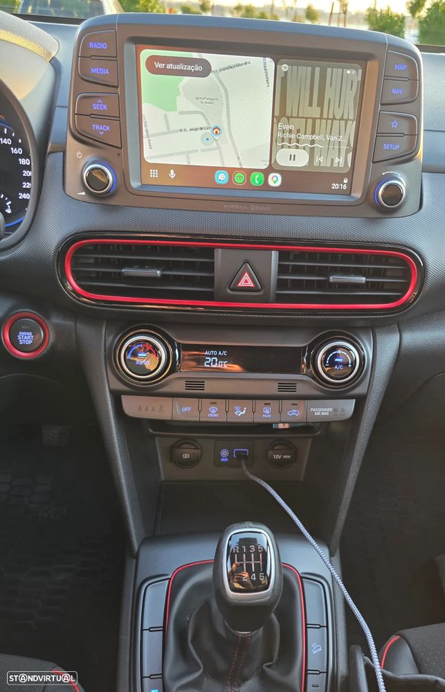 Hyundai Kauai 1.0 T-GDi Premium Pele/Tec Ver.+Nav+Vision - 16