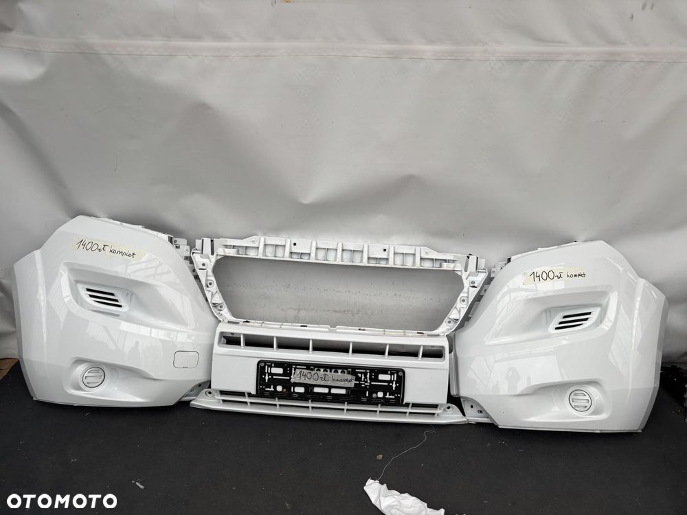 DUCATO BOXER JUMPER 14- ZDERZAK PRZEDNI PRZÓD NAROŻNIK HALOGENY BIAŁY 210 - 1
