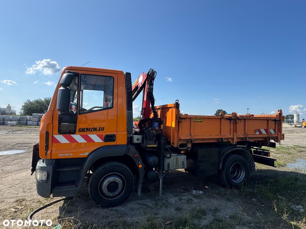 Iveco Eurocargo 120E18 wywrotka HDS HMF łyżka chwytak - 2