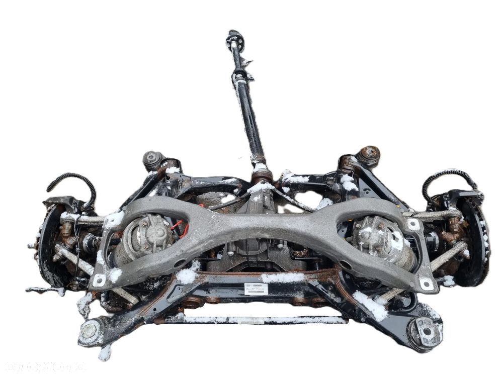 AUDI Q7 4L 05-10 2008 r. 4,2 TDI belka tylna zawieszenia tylnego pneumatyka * - 1