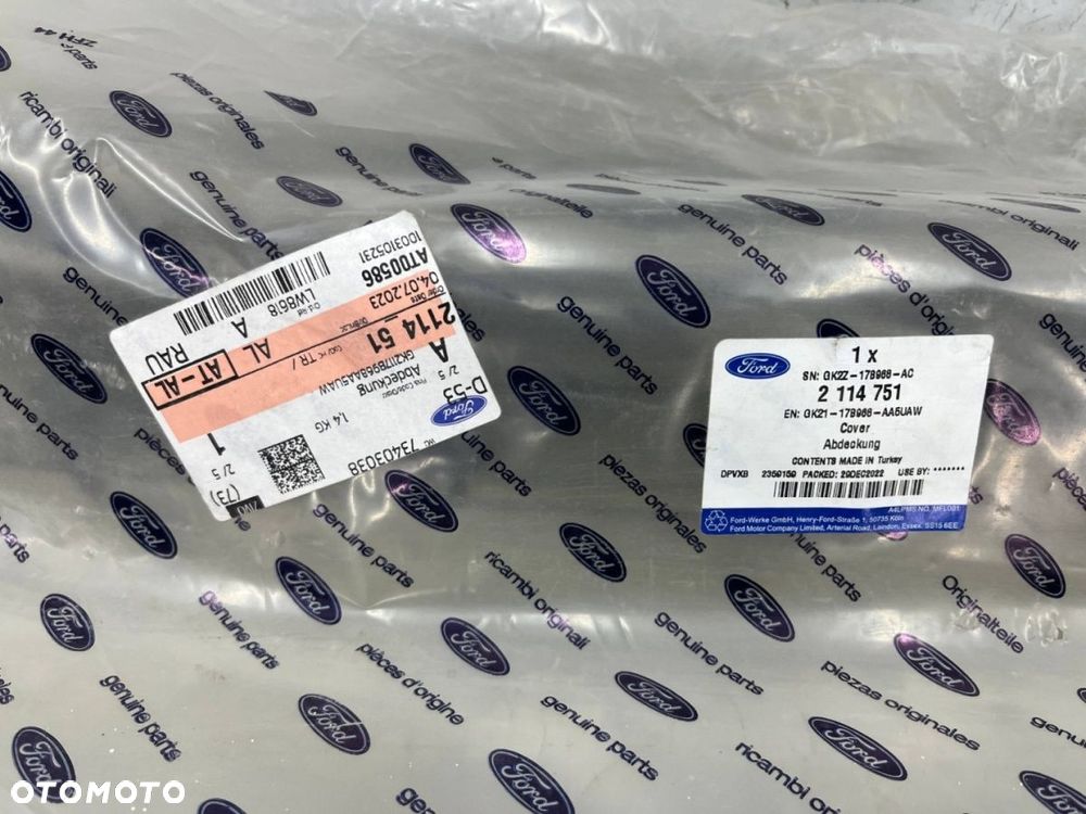 Atrapa Ford Custom 1 I 12-17r. Przedlift dolna środkowa kratka przednia maskownica grill nowa - 9