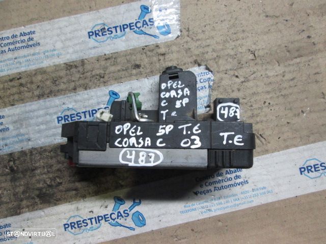 Fecho 24414138 OPEL CORSA C 2003 TE ELETRICO OPEL CORSA C 2003 1.2I 75CV 5P CINZA TE 3 PINOS - 1