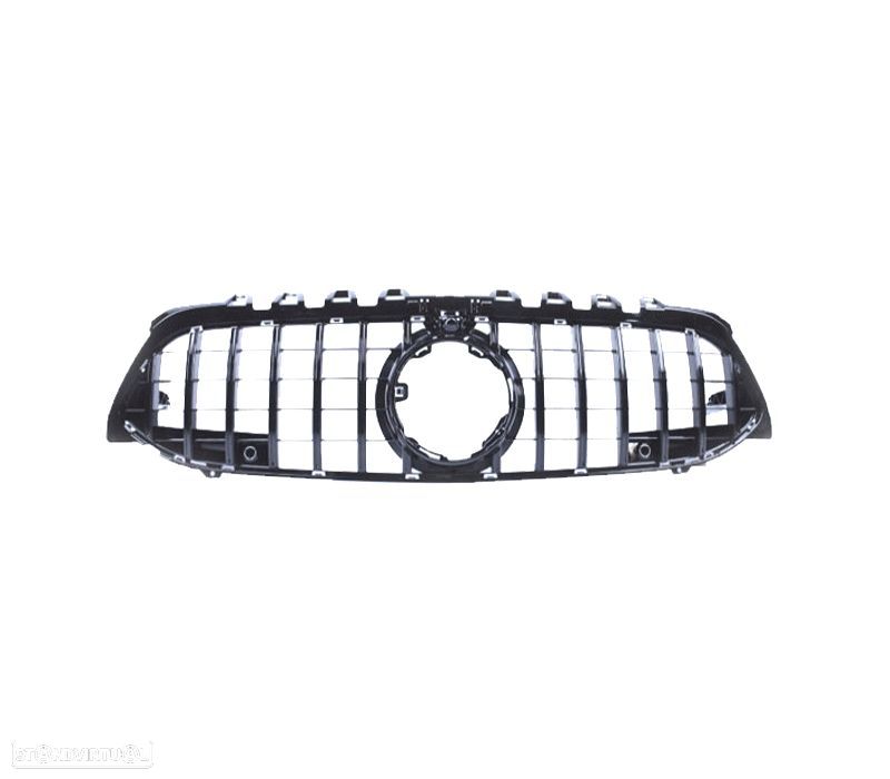 GRELHA MERCEDES CLASE A W177 LOOK AMG GT 18-22 PRETO BRILHANTE CAMERA - 2