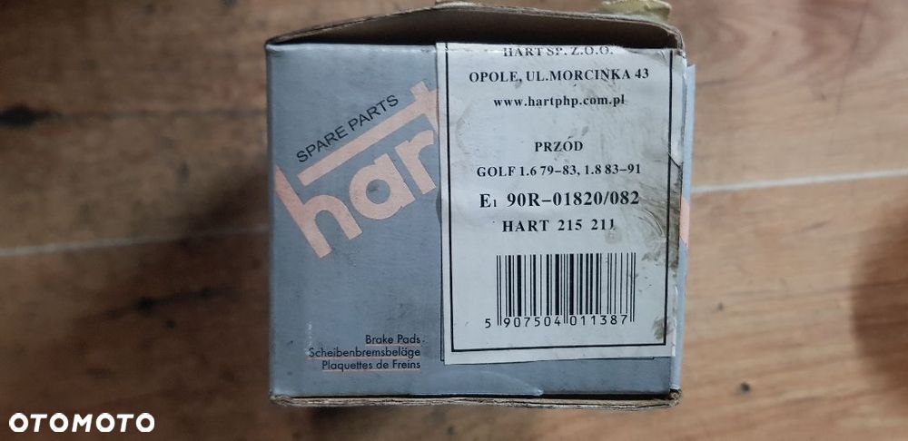 VOLKSWAGEN GOLF I  II  KLOCKI HAMULCOWE PRZÓD HART - 3