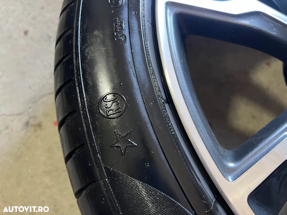 Jante Bmw X3 X4 R20 G01 G02 Originale M699 anvelope vara pirelli run flat Omologate BMW cu steluta RSC senzori presiune in doua latimi - 6