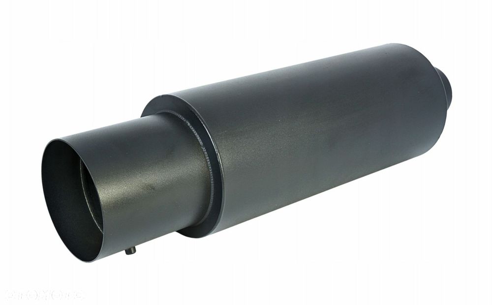 Tłumik Końcowy PRZELOTOWY wejście 63mm Końcówka 104mm JDM nierdzewka - 1