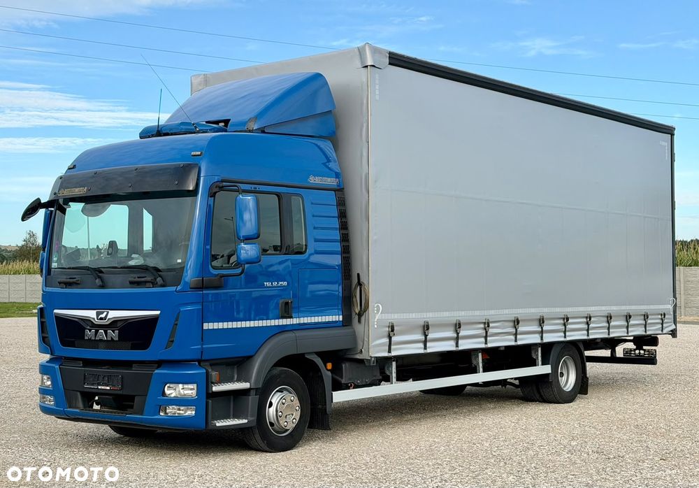MAN TGL 12.250 / FIRANKA / 19 EUROPALET / 360 TYŚ KM / AUTOMAT /  SYPIALKA / 2020 ROK - 2