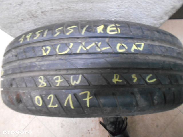 Opona pojedyńcza 195/55r16 dunlop sp sport maxx tt dsst rsc 7,4mm lato